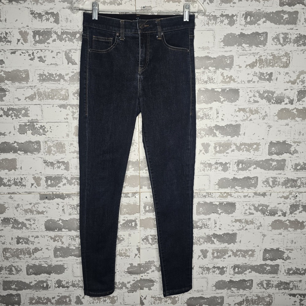 LuLaRoe Jeans Womens 26 Magic Waist Stretch Skinny Dark Blue Wash Denim 5 Pocket